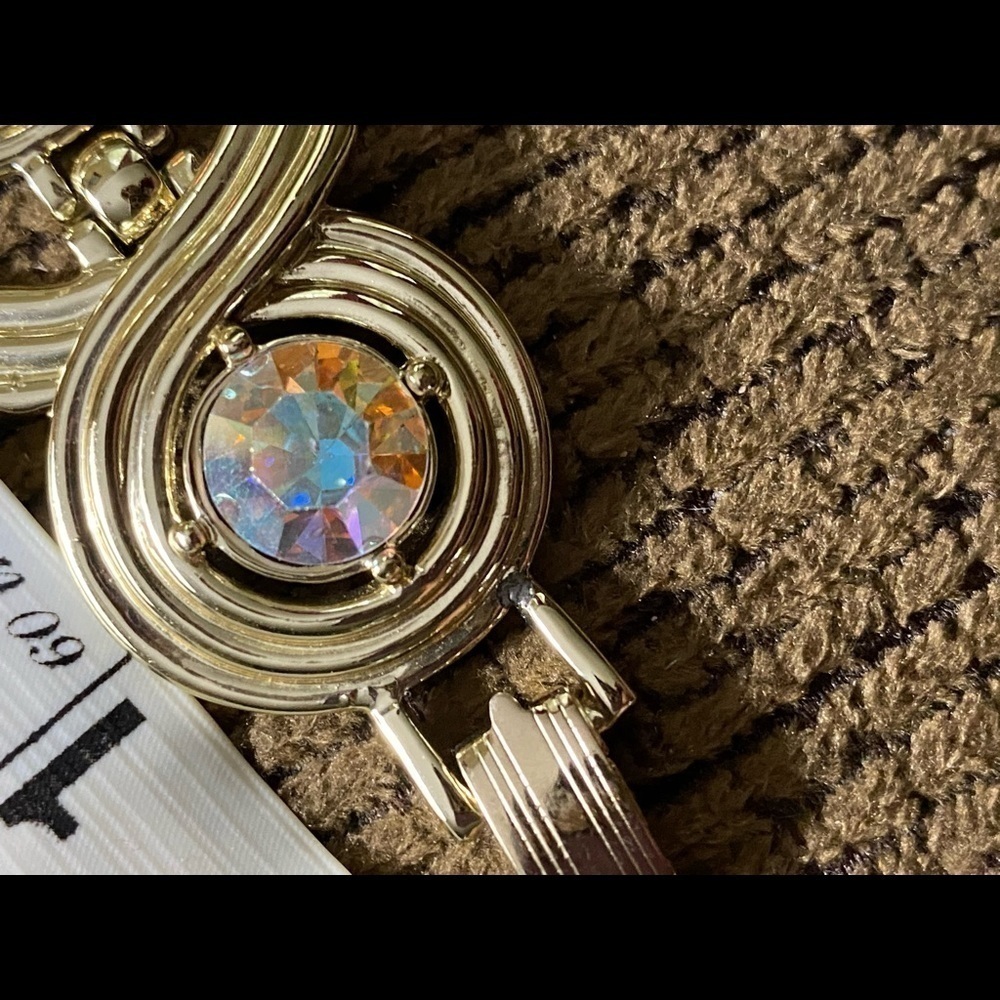 Vintage 1962 Sarah Coventry gold bracelet. Aurora Swirl - Picture 3 of 7